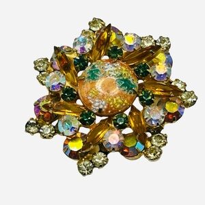 Fabulous Vintage Juliana Easter Egg Brooch Pendant